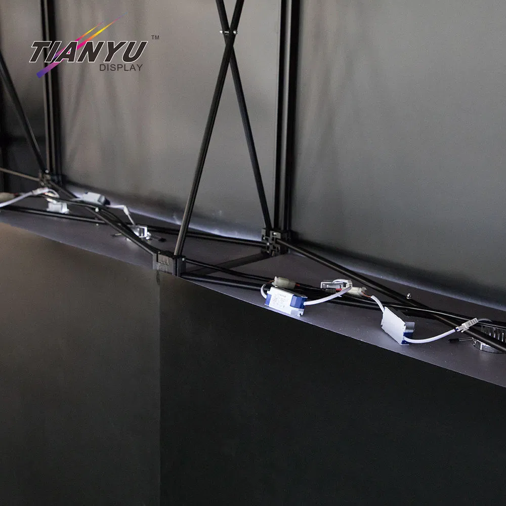 Customizable Curved PVC Display Stand for Trade Shows