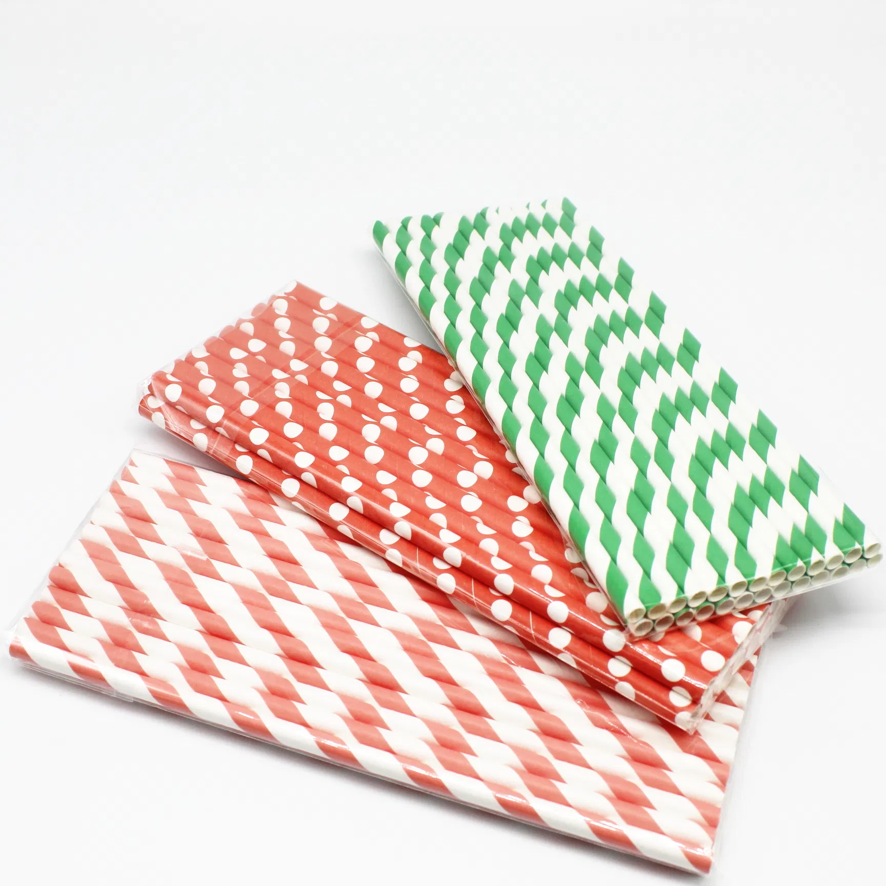 Plastic Free Assorted Paper Cup Straws for Wholesale