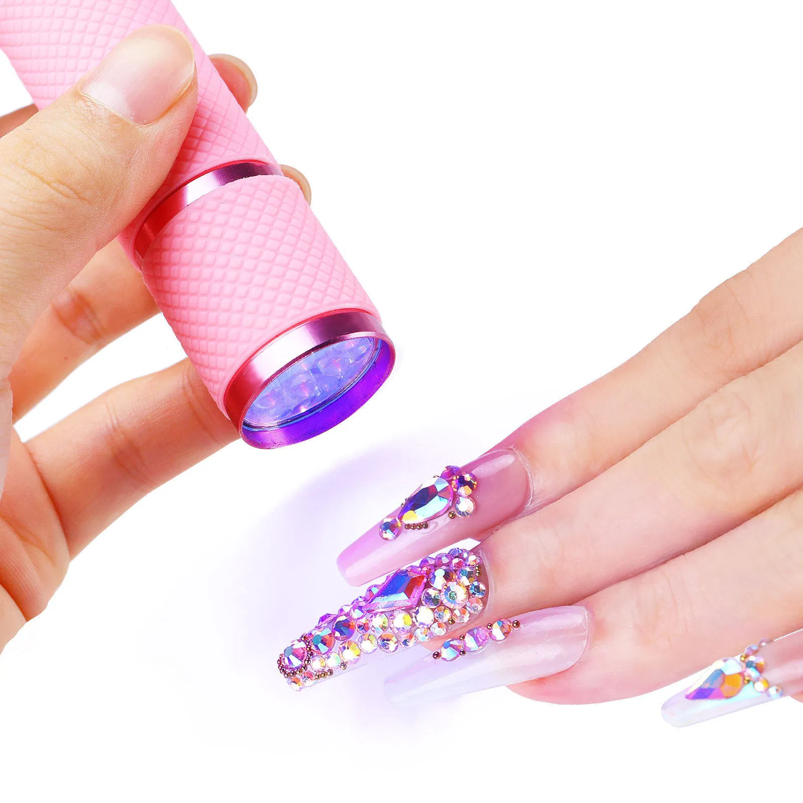 2023 New Arrive Mini UV LED Portable Flashlight Nail Lamp