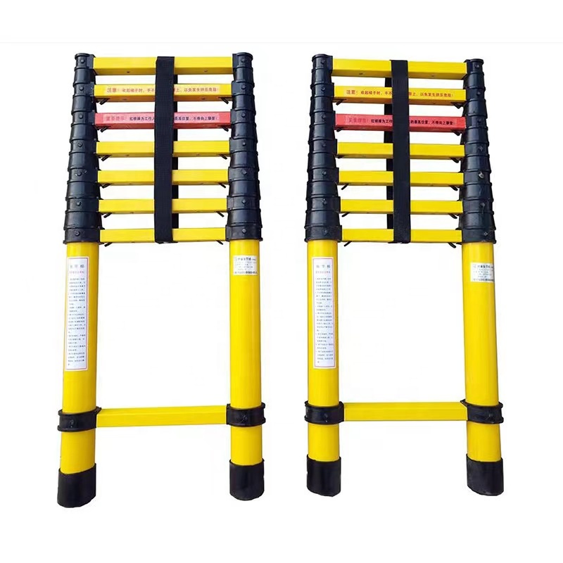 EXW Price FRP Material Telescopic Insulated Fishing Rod Ladder Climbing Ladder