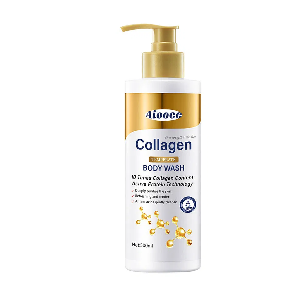 Aiooce Collagen Moisturizing Body Wash Brighten Shower Gel
