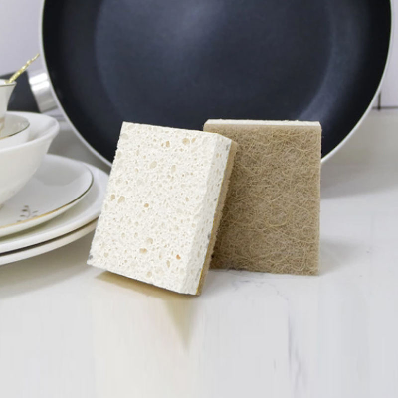Promotional Wholesale Custom Eco-Friendly Sisal Coconut Complex Cleaning Kitchen Scourer Sponge Pad