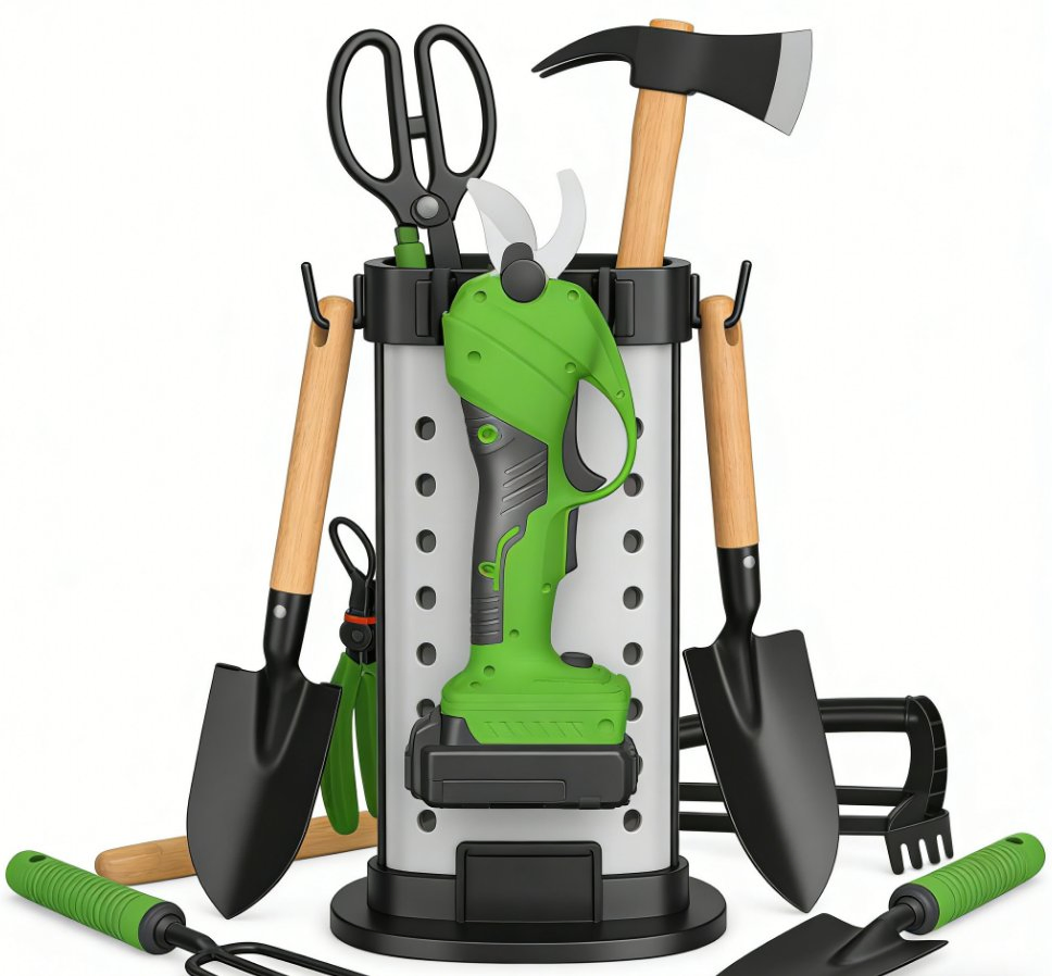 Extension Bar Telescopic Pole Electric Power Garden Scissor Pruner (FMGT-P02)