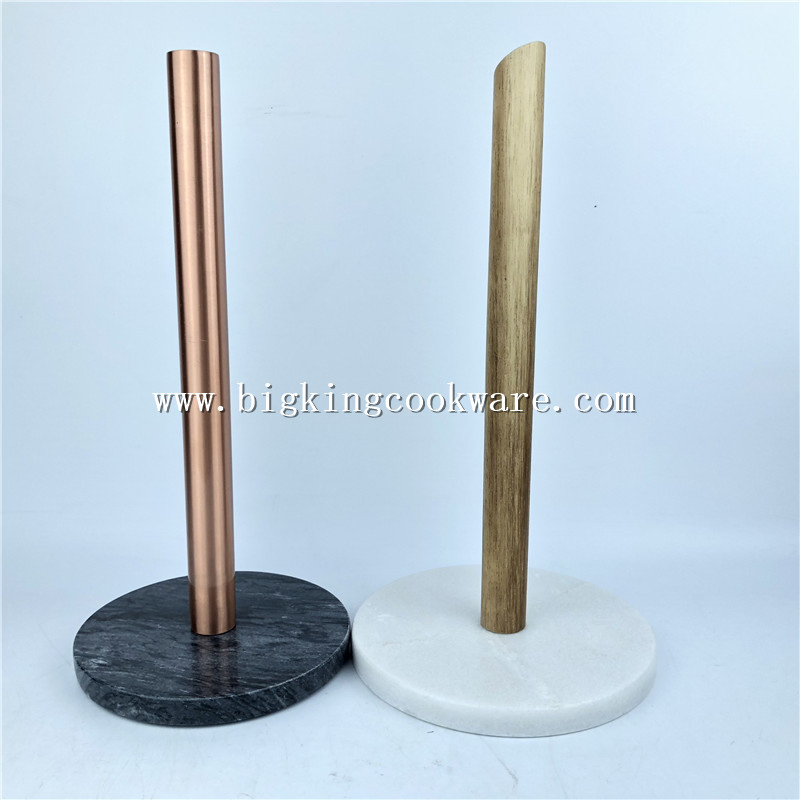 Metal Bar Marble Table Towel Holder