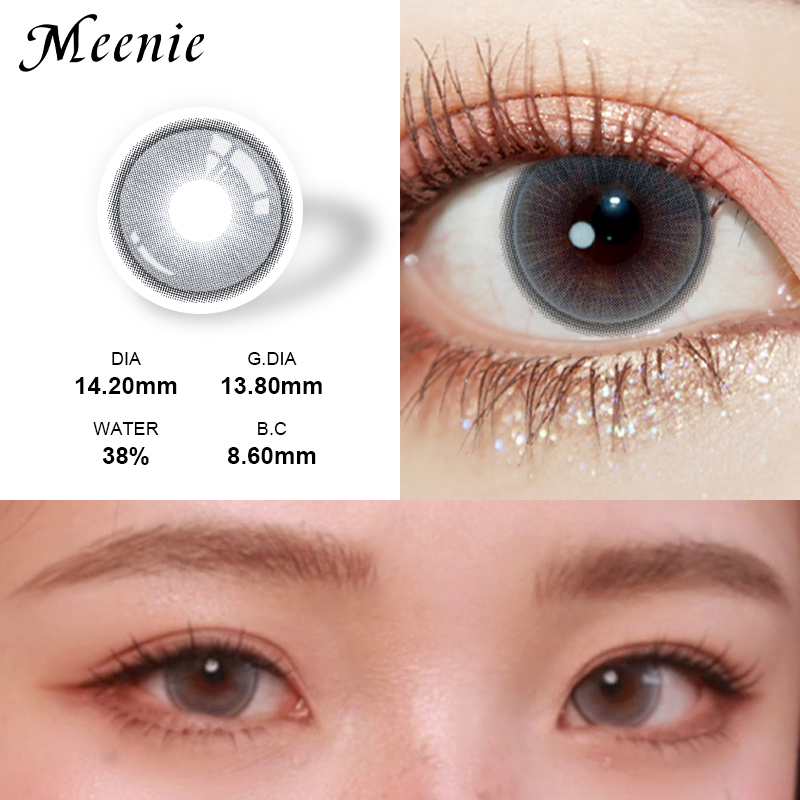 Meenie Factory Color Contact Lenses Gray Contact Lenses Colored Contact Lenses