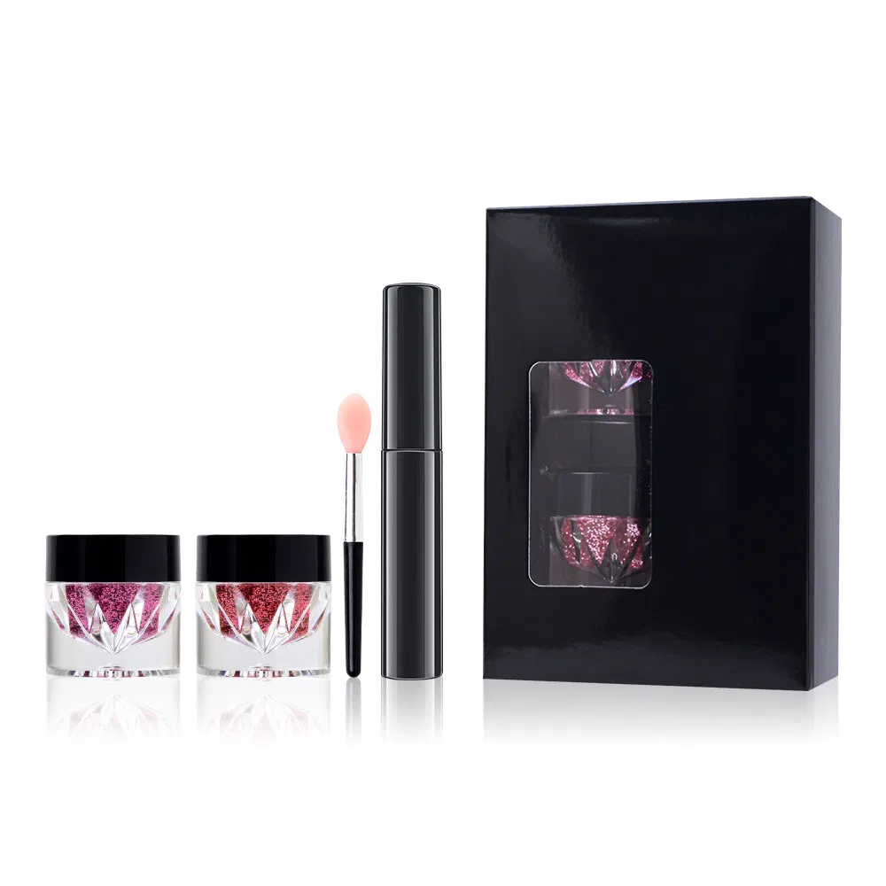 All-in-One Glitter Makeup Kit: Eyeshadow, Lip & Primer
