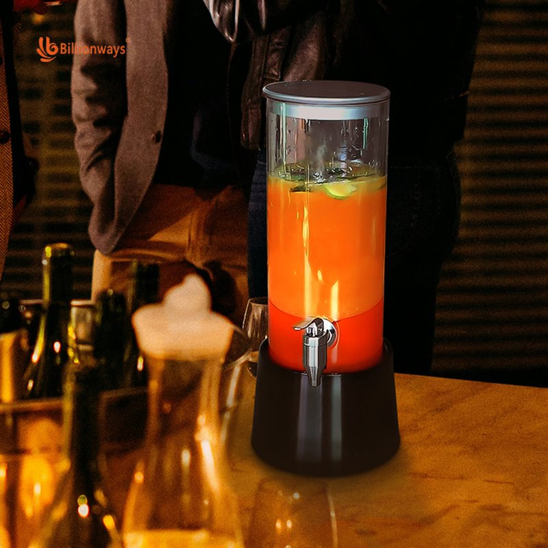 Versatile Beverage Dispenser Tower: Easy Assembly and Customization Features