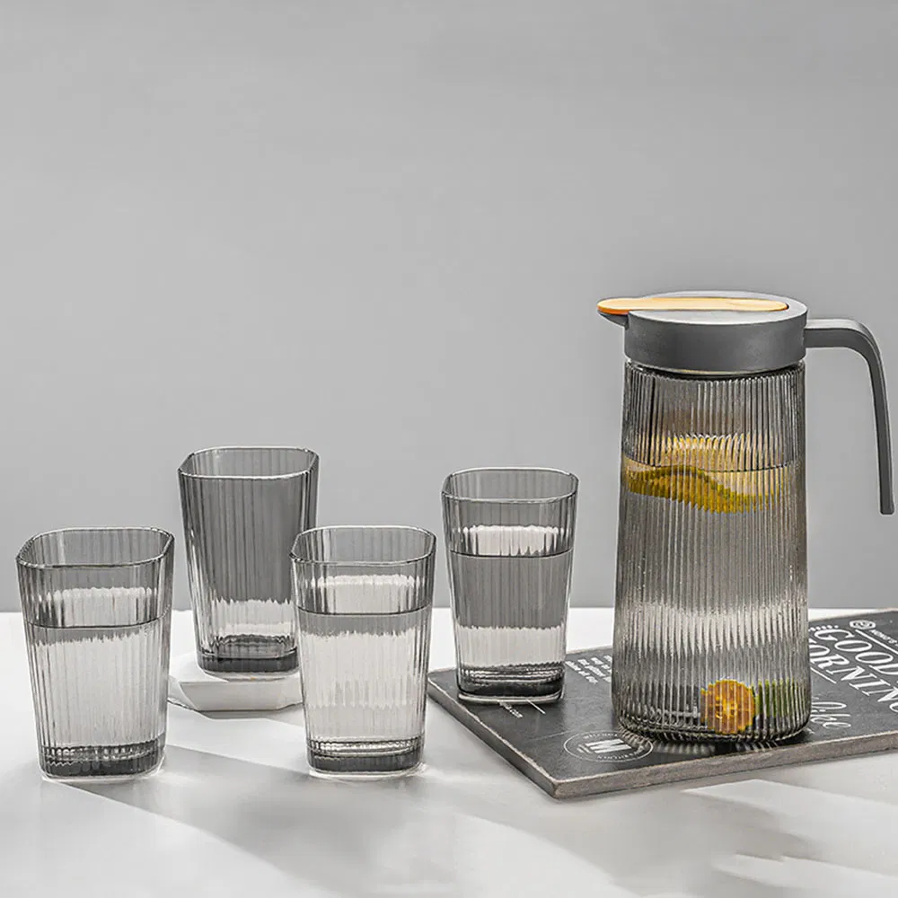 Прозрачный стеклянный чайник на 5 чашек