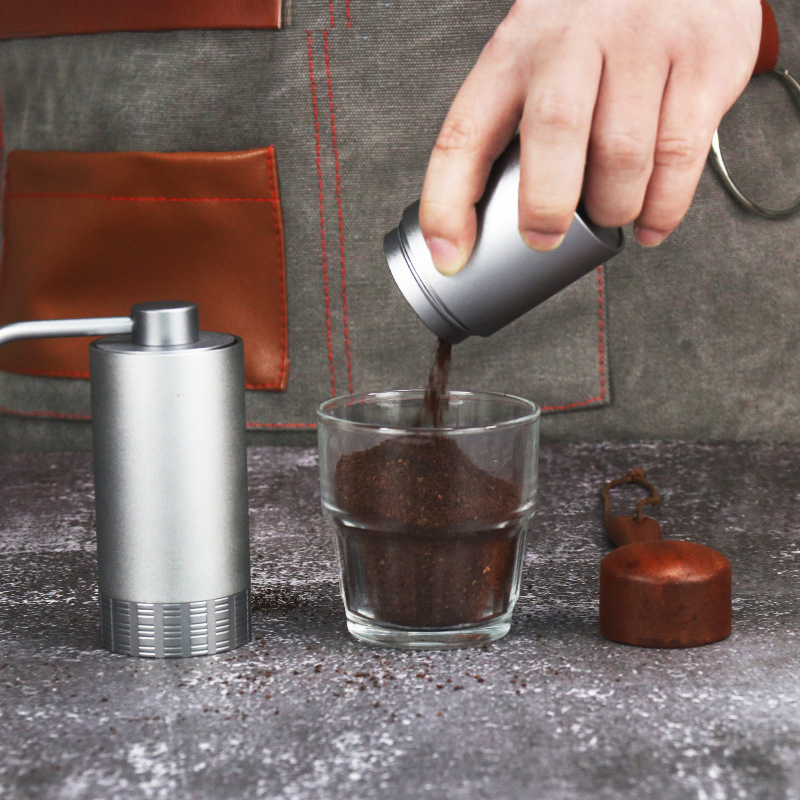 High Quality Portable Stainless Steel Manual Coffee Grinder with Adjustable Coarseness Espresso Machine