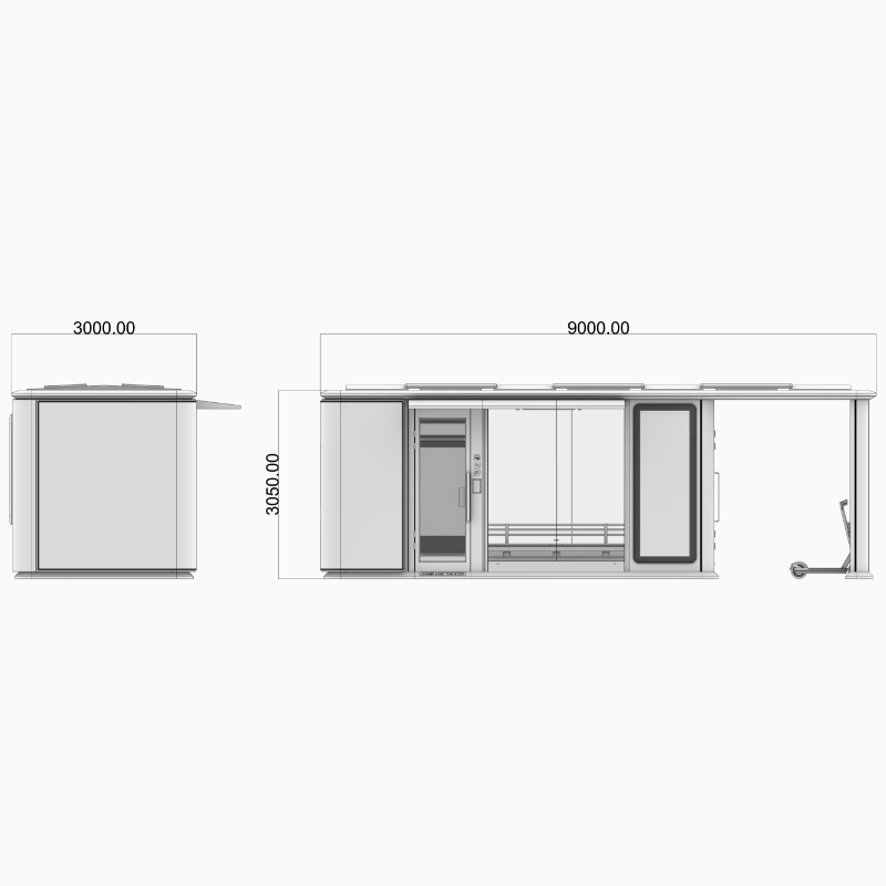 Modern Snack Machine Self Service for City Services Kiosk with LED Touchscreen