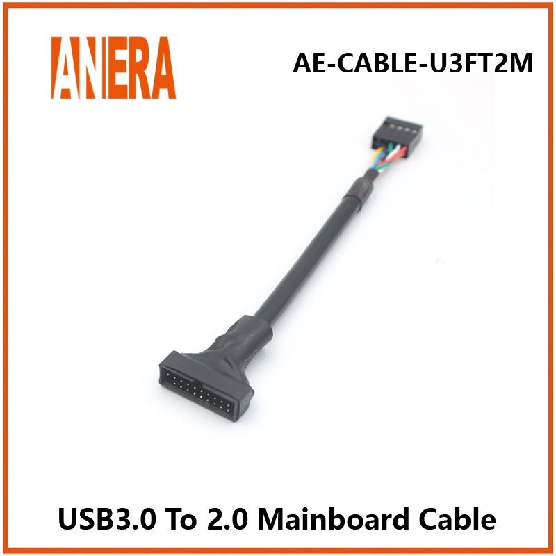 High Speed Mainboard Motherboard USB 3.0 20 Pin Female to USB 2.0 9 Pin Male Housing Cable Extension Adapter Cable