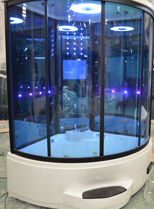 Modern Fashion Design Digital Control Tempered Glass Bathroom Massage Bathroom Steam Shower Cabin Price