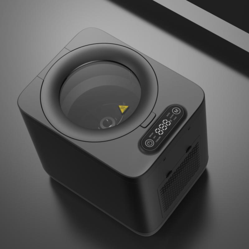 Brushless Motor Food Waste Disposer with Detachable Carbon Filter