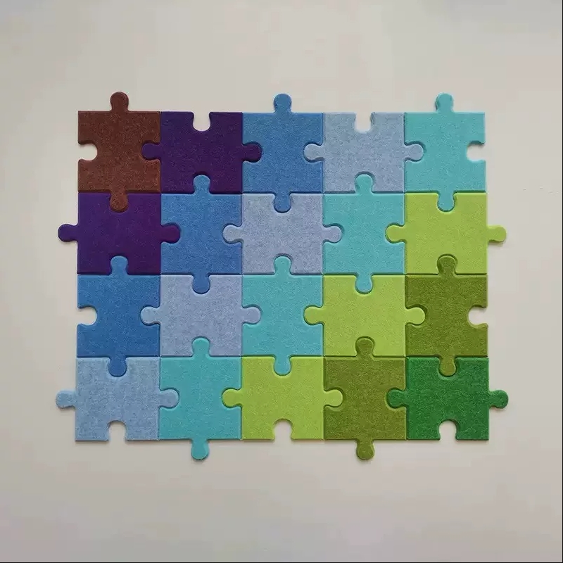 Unique Self-Adhesive Wall Background Puzzle Board 3D Puzzle Felt Board for Custom Wall Designs