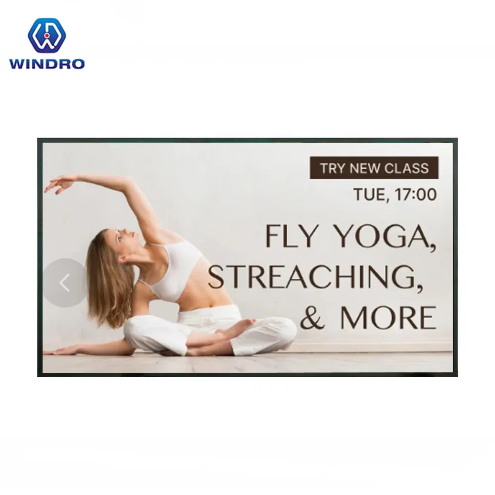 32-дюймовый сенсорный LCD-экран для рекламы, 500 нит