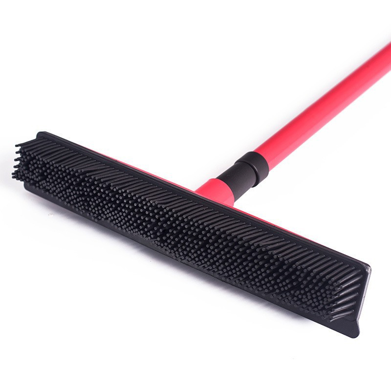 Factory Direct Supply Rubber Floor Brush Wholesale OEM ODM Water Sweeper for Pet Hair & Water Removal
