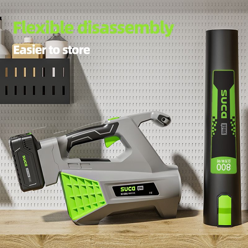 Suca New Professional Electric Leaf Blower Hand Held Rechargeable Lawn Blower Cordless Battery Grass Blower