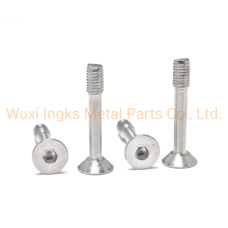 Stainless Steel 304 Hex Allen Key Flat Head Csk Captive Screw