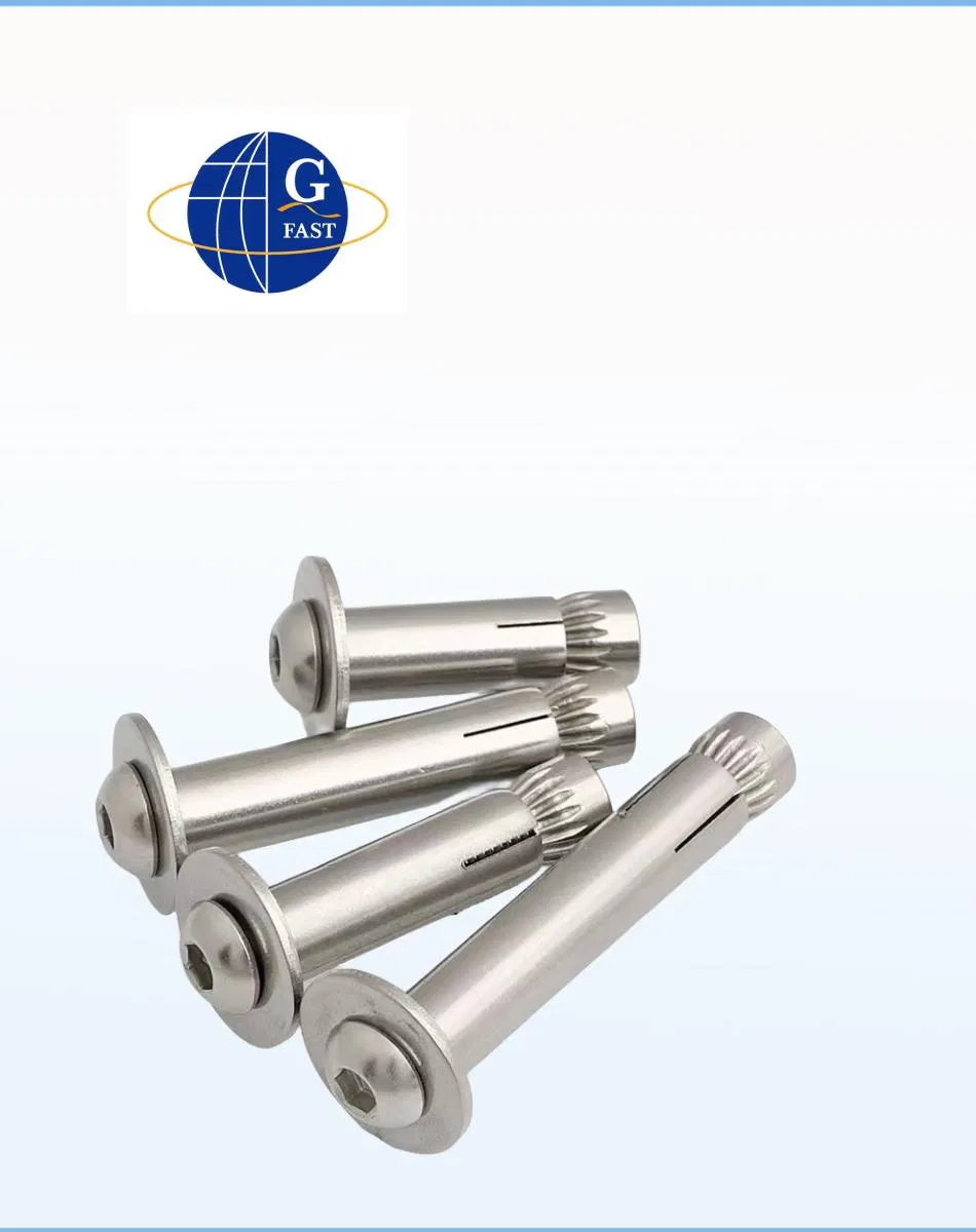 Анкерный болт с шестигранной головкой и распорной втулкой