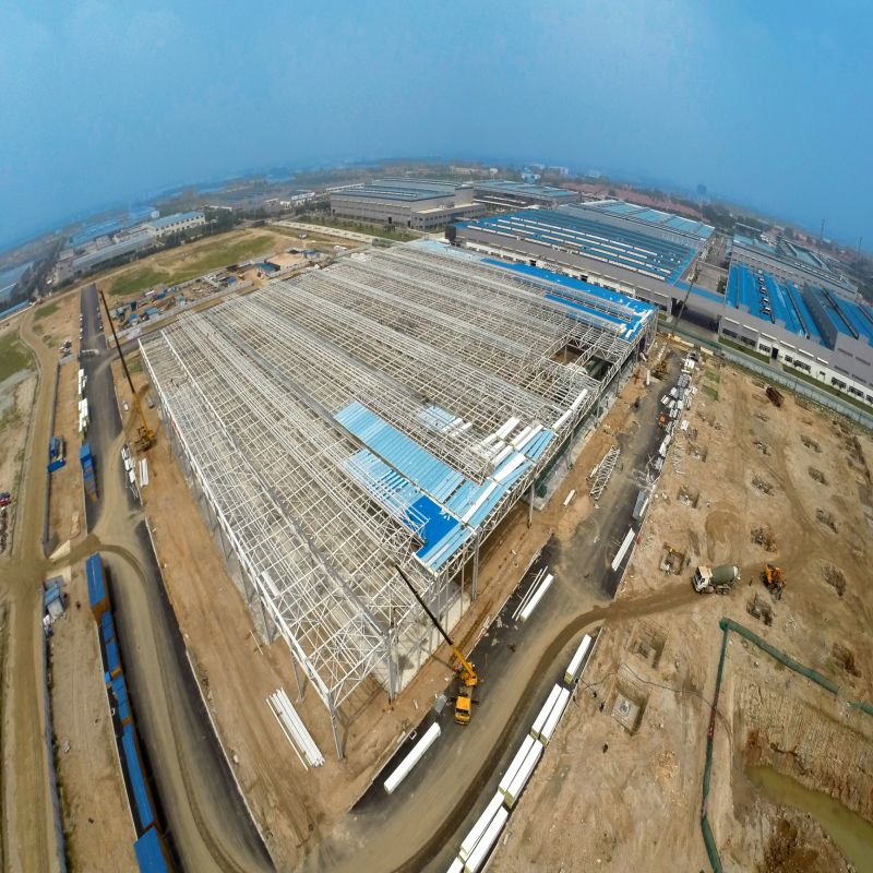 Prefabricated Large Span Steel Structure House Shed Hangar Factory Workshop Warehouse Building