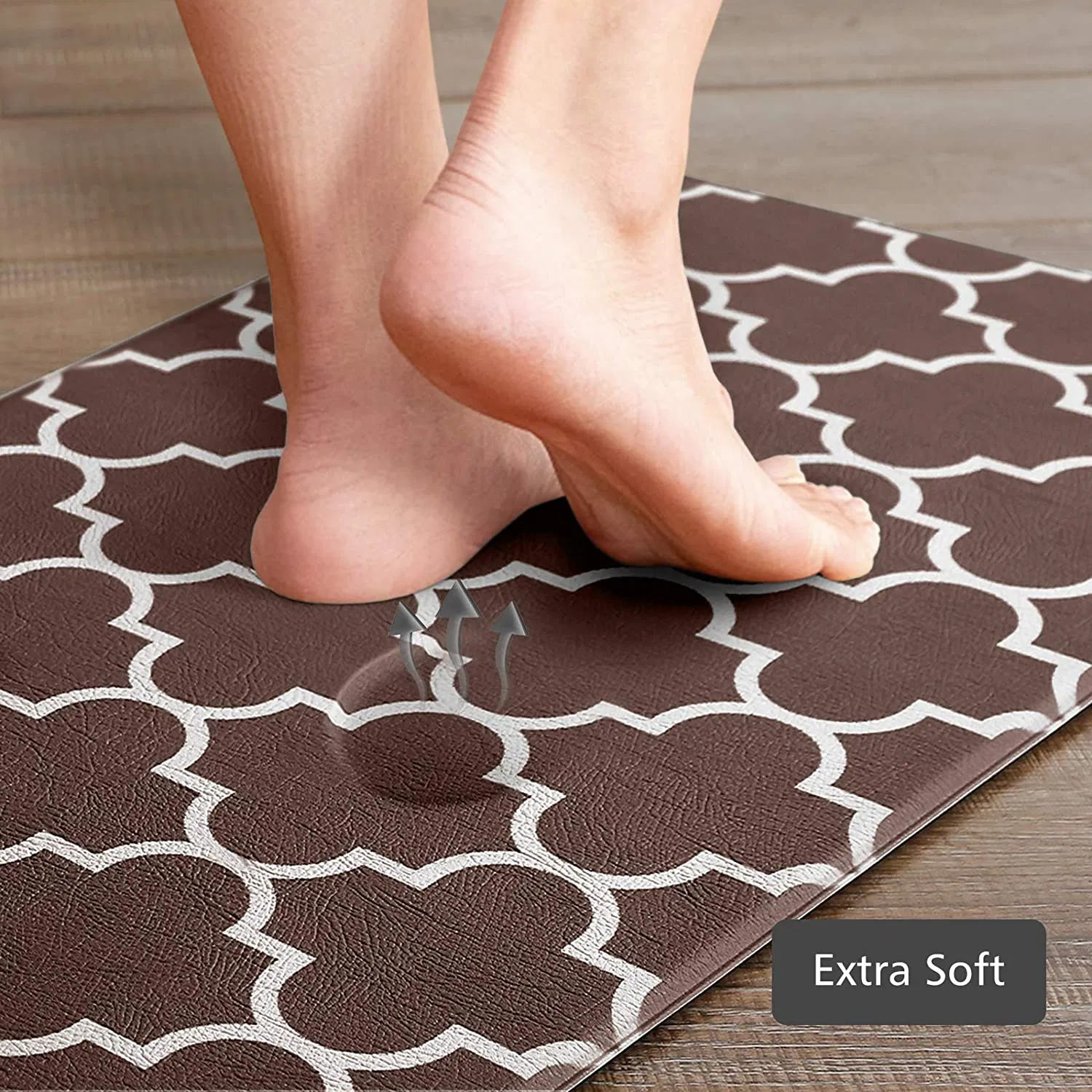 Digital Printed Various Pattern Eco Friendly PVC Custom Design Washable Durable Kitchen Anti Fatigue Floor Mat