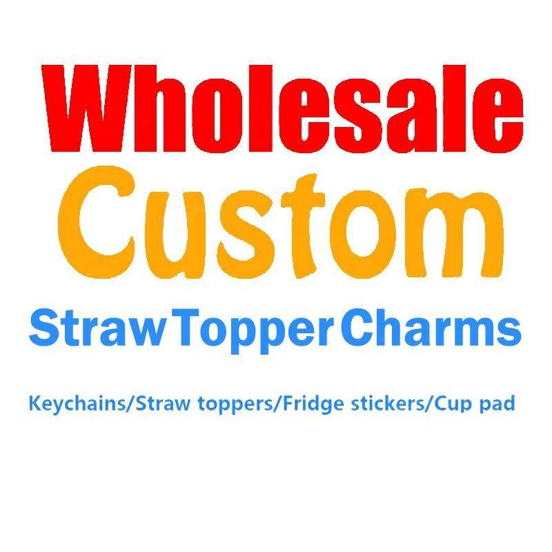 Trendy 2025 Kids Sippy Cup Charms for Colorful Tumblers