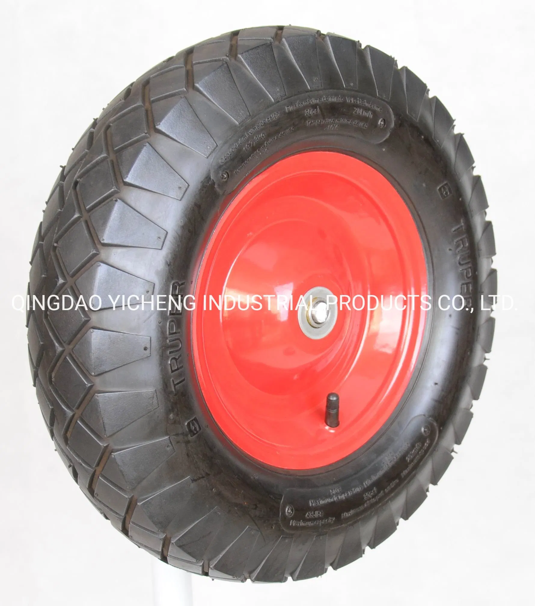 Square Pattern Wheelbarrow Wheel and PU Foam Wheel 16X4.00-8