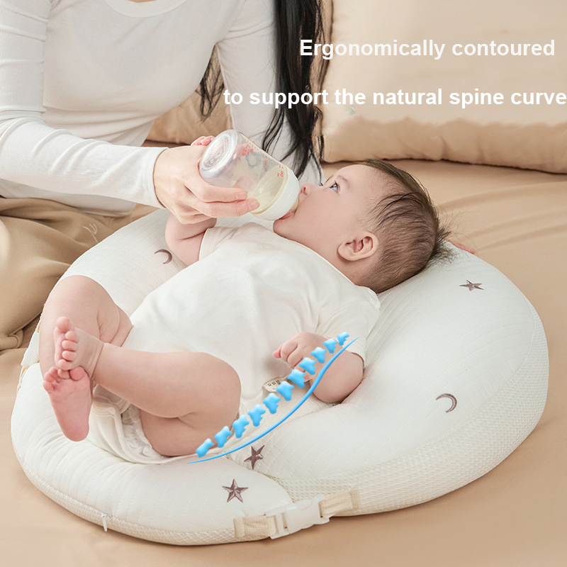 Factory Direct Soft Breathable Baby Pillow Anti Emesis Wedge Pad for Newborn Baby Nursing Pillow Trade
