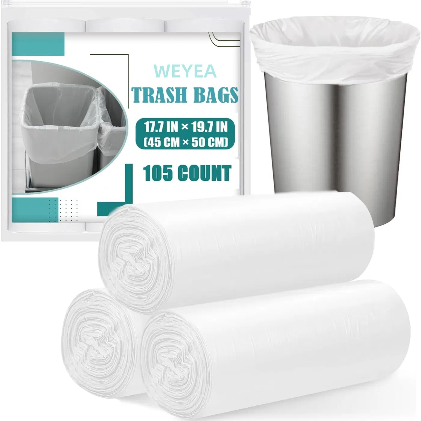Customized Bulk Garbage Bags Trash Bags with Extra Strength for Heavy Waste
