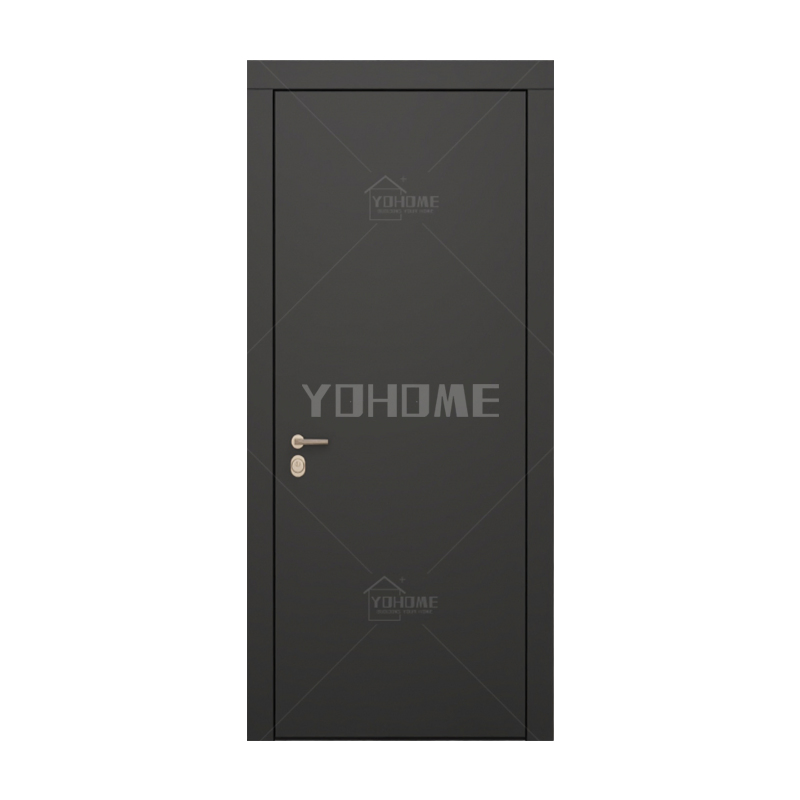 China Top Manufacturer Custom Interior Fireproof Wood Door Interior Home Door with Frame Solid Wood Custom Interior Doors Bedroom Interior Door