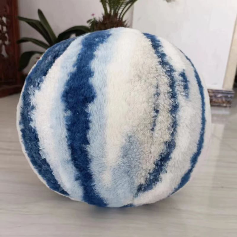Print Fake Rabbit Fur Cushion of Throw Pillow Gift Baby Sleeping Mat