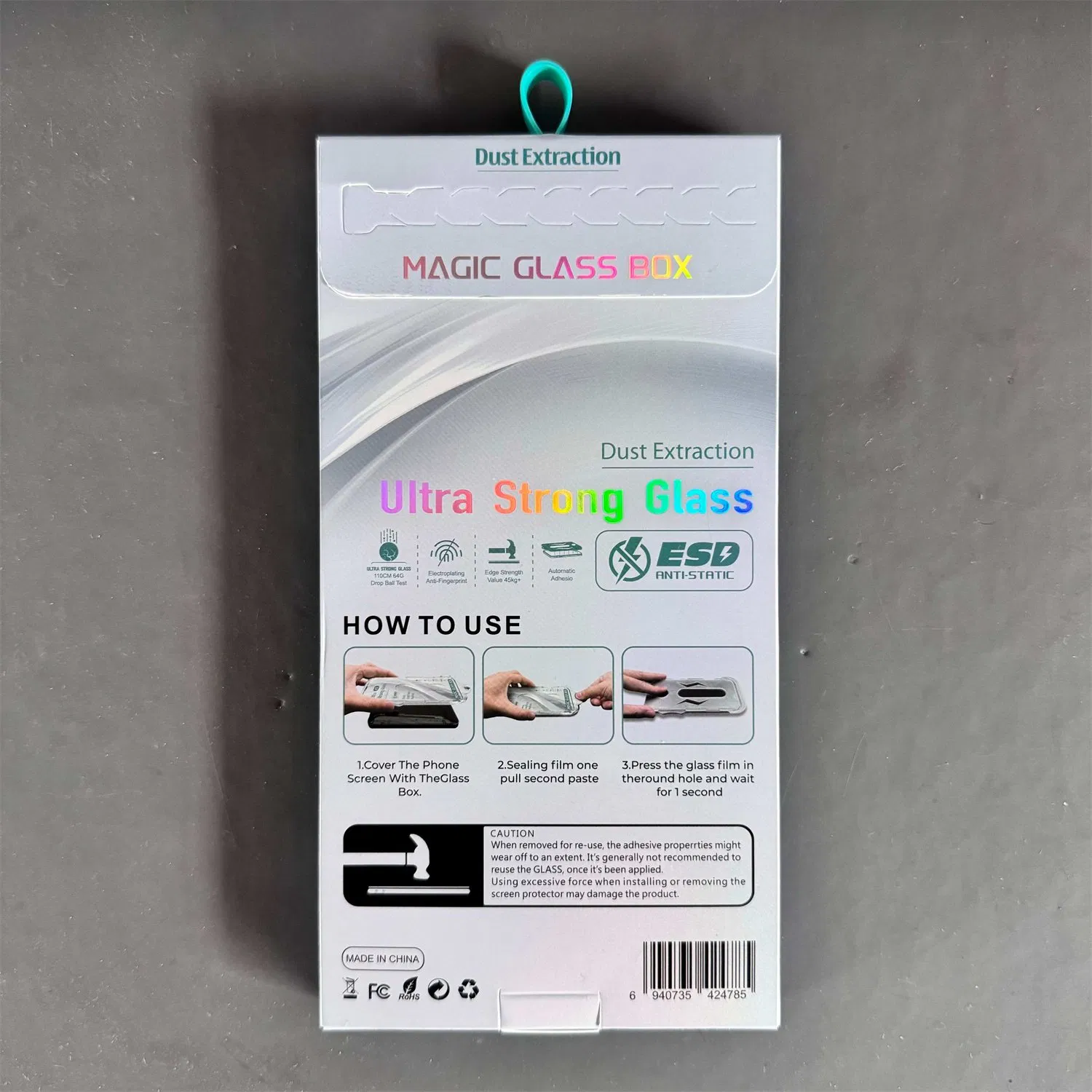 Screen Protector Edge Pressure HD Tempered Glass Film with Automatic Dust Removal Tool for iPhone 12-17