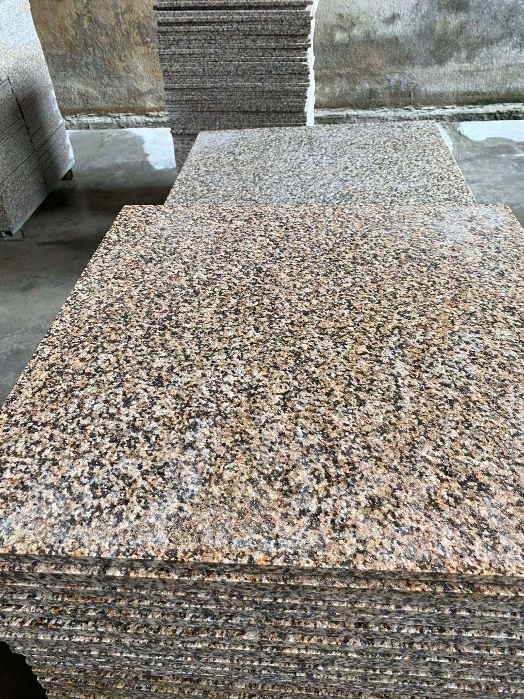 Outdoor Garden Rust Red Stone Paver Granite Flamed Granite Pavers on Sale