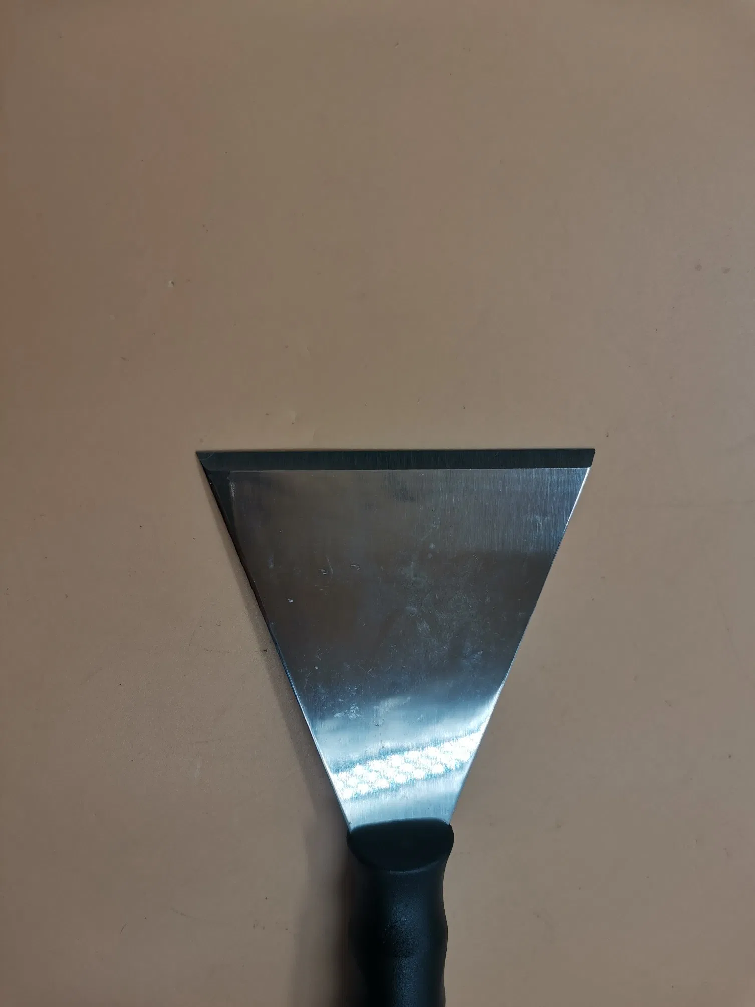 Stainless Steel Scraper TPR Handle with Metal Top 4 Inches