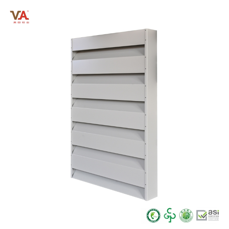 Architectural Acoustic Louvers with Durable PVDF Coating for Outdoor Applications