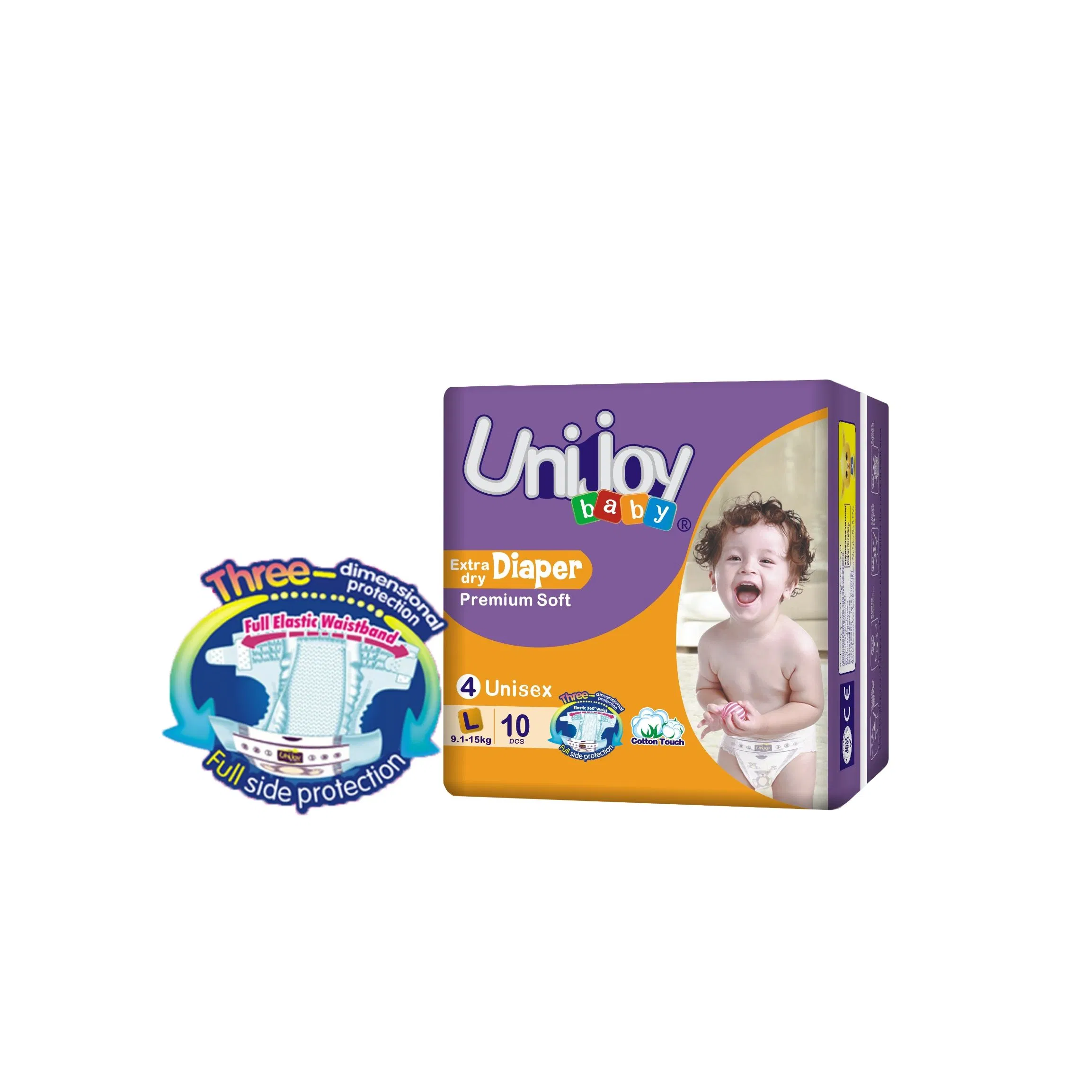 Одноразовые подгузники Unijoy с защитой от протеканий