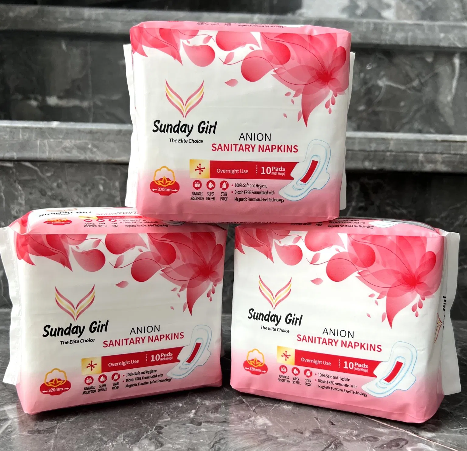 Factory Wholesale Bulk Order Ultra Absorbent Quick Absorption Sanitary Pads