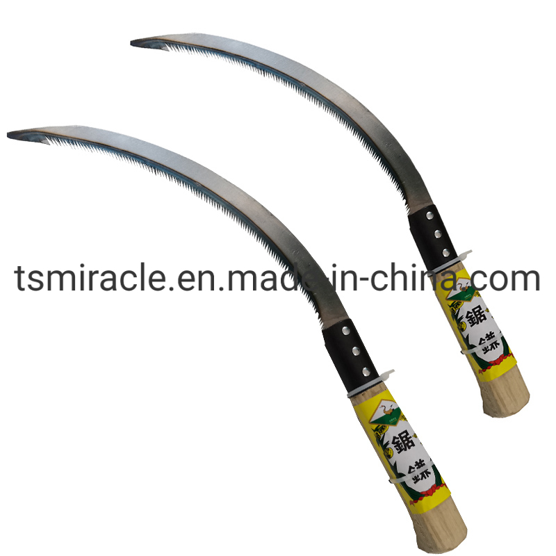 General Purpose Tempered Steel Serrated Blade Long Handle Grass