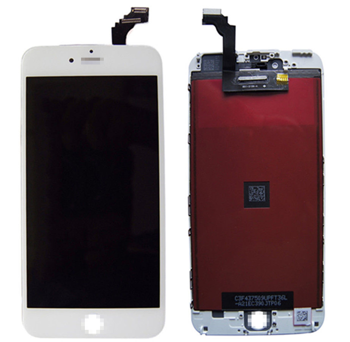 White LCD Screen Assembly for iPhone 6plus Telefone