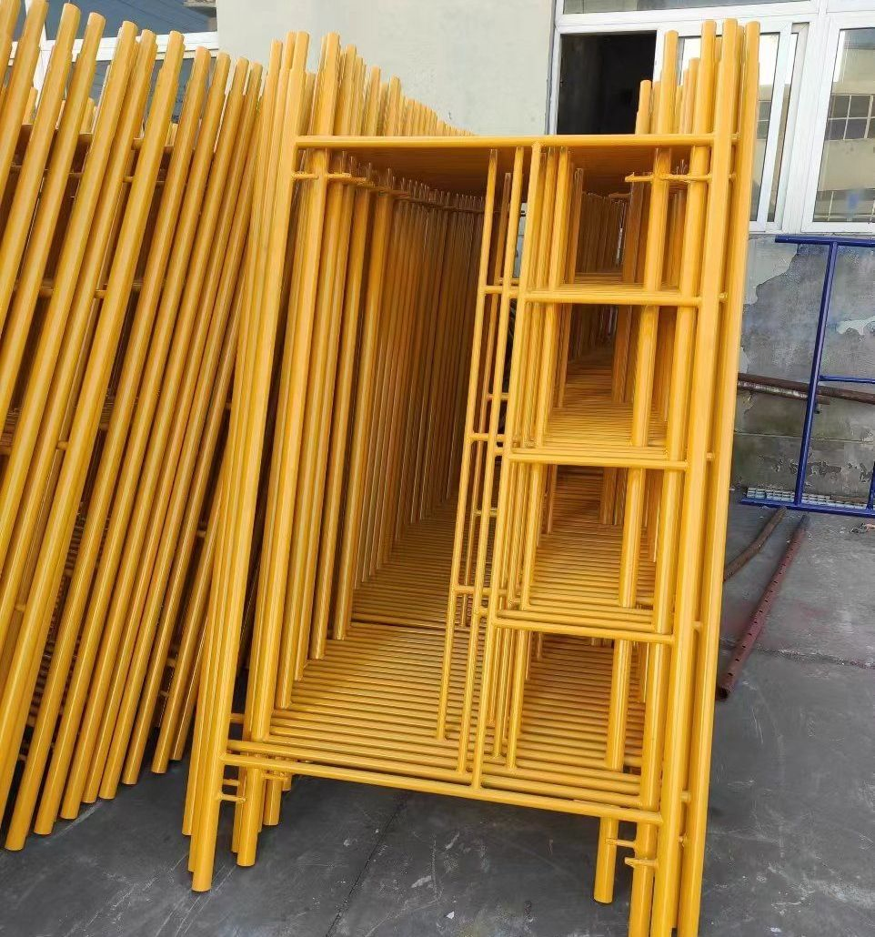Mason Frame Scaffold Set Iron Steel Frame Construction Mobile Q235 Q345 Walkthru Frame Catwalk
