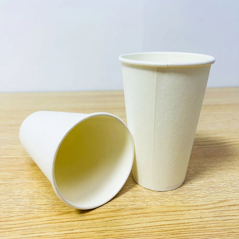 Disposable Paper Cups Tea and Coffee Cups with Lids for Hot Drinks