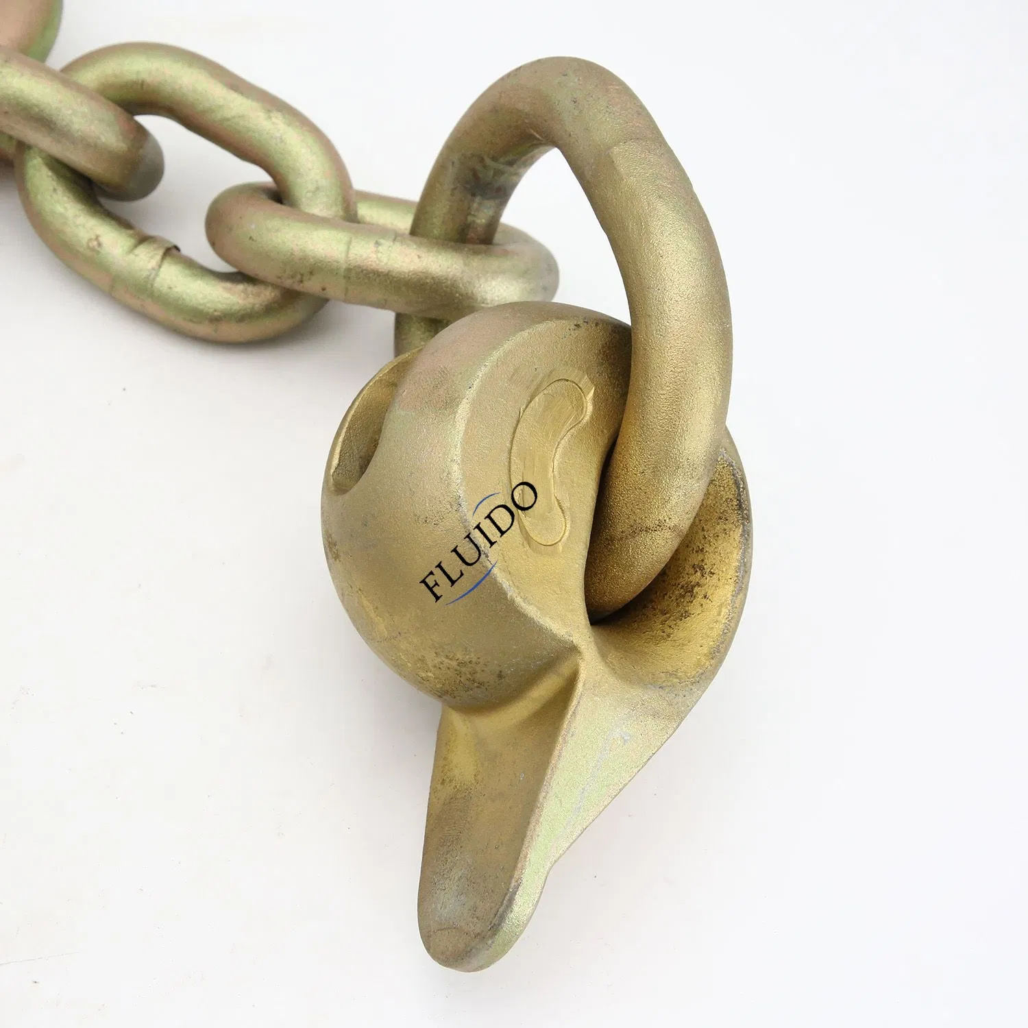 Yellow Galvanized Ring Lift Chain Lifter Clutch Pin Anchor Lifting Chain Precast