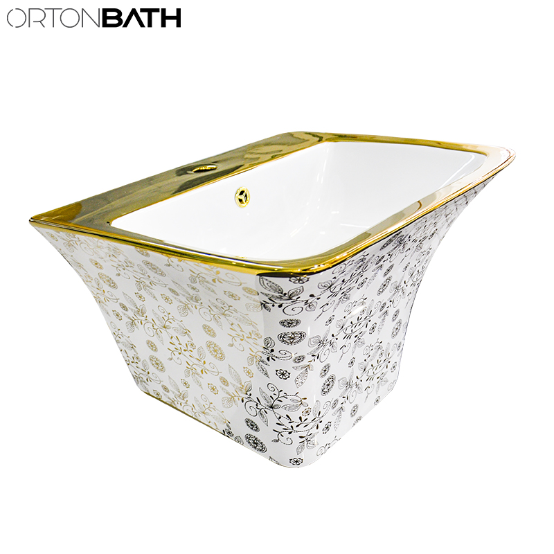 Настенная раковина Ortonbath прямоугольная, белая