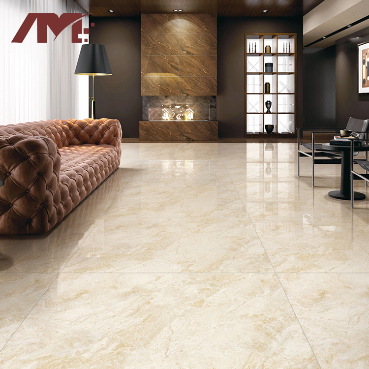 Porcelain Travertine Glazed Tile Factory Price Polished Glazed Porcelain Tile