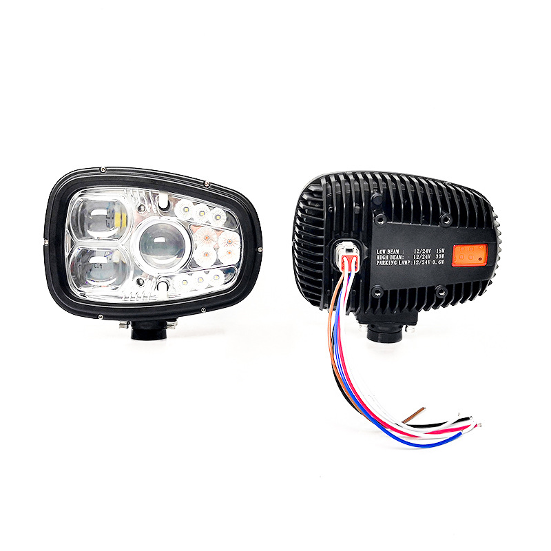 Anti-Freeze Heated LED Snow Plow Headlight IP67