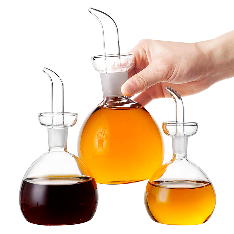 200ml 300ml 580ml Glass Olive Oil Dispenser Bottle Glass Oil Decanter and Cruet Olive Oil Dispenser Bottle Oil Dispenser Oil Bottle