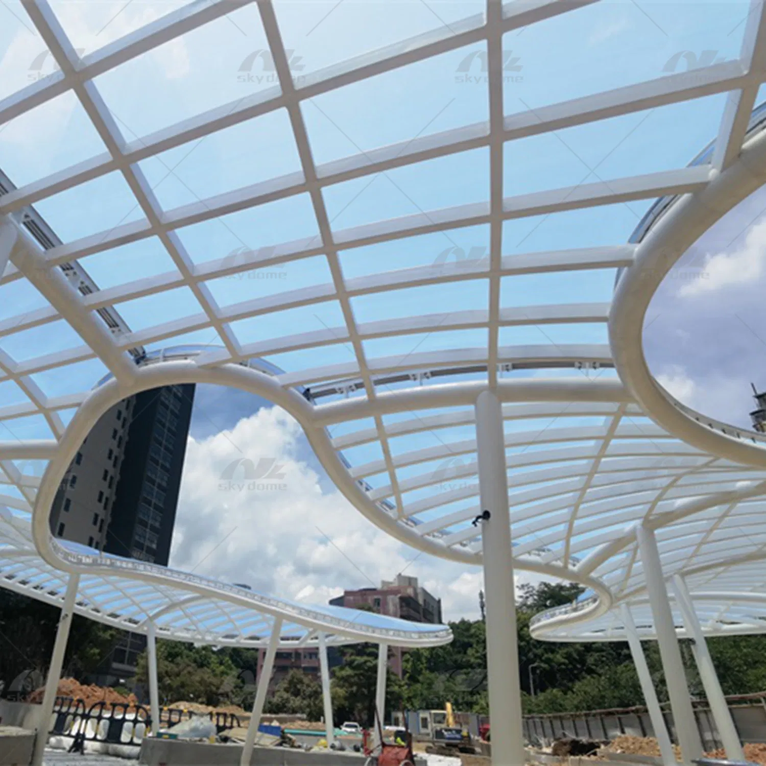 PTFE ETFE Tensile Membrane Canopy Structure