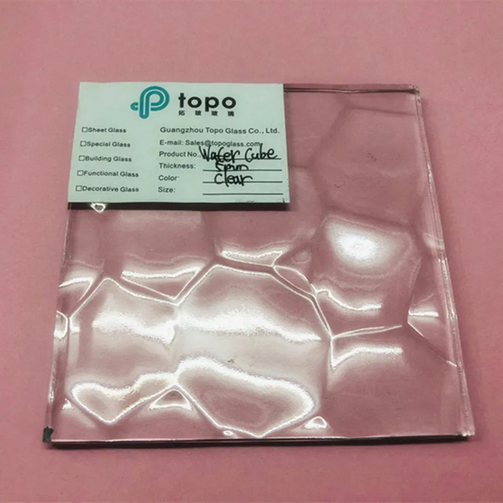 Translucent Step Perspective Water Cube Glass for Door Glass (CP-TP)