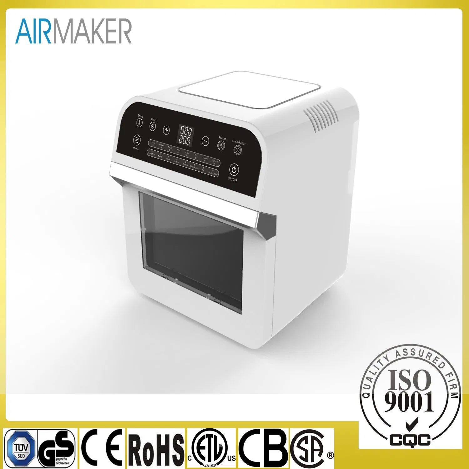 12L Digital Air Deep Fryer with 1600W with CE/GS/SAA