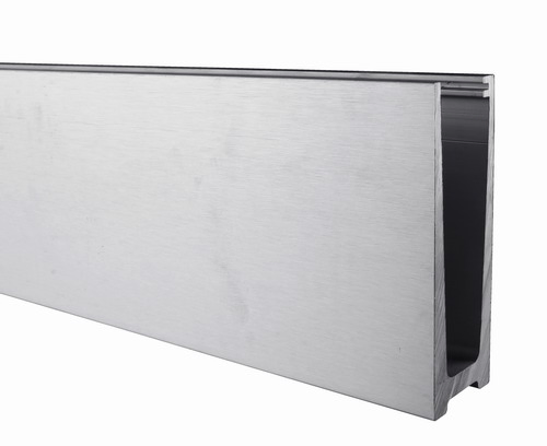 Frameless Glass Balustrade F Channel/Aluminium U Channel/Glass Railing/Aluminium Glass Fence/Aluminium Profile/Balcony